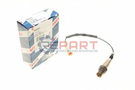 Лямбда-зонд (кількість дротів 4, 422мм) FORD FIESTA, FIESTA IV, FOCUS I, KA, MONDEO III, TOURNEO CONNECT, TRANSIT, TRANSIT CONNECT FORD USA CROWN VICTORIA, EXPEDITION 1.3-5.4 09.91-12.13 Bosch 0 258 986 603 Купити в Україні