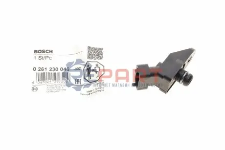 Датчик тиску у впускному колекторі (3 pin) BMW 3 (E46), 5 (E39), X5 (E53) 2.5D/3.0D 08.98-02.05 Bosch 0261230046 Купити в Україні