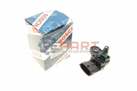 Датчик тиску у впускному колекторі (4 pin) FIAT BRAVA, GRANDE PUNTO, IDEA, PANDA, PUNTO FORD KA LANCIA MUSA, Y, YPSILON 1.2-1.8 12.98 Bosch 0261230245 Купити в Україні