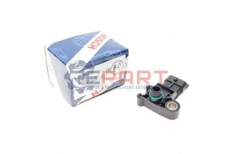 Датчик тиску у впускному колекторі (3 pin) CHEVROLET AVEO, CRUZE, ORLANDO, TRAX OPEL ADAM, ASTRA J, ASTRA J GTC, CASCADA, CORSA D, CORSA E, INSIGNIA A, MERIVA B 1.4/1.4LPG/1.6 12.09 Bosch 0261230262 Купити в Україні