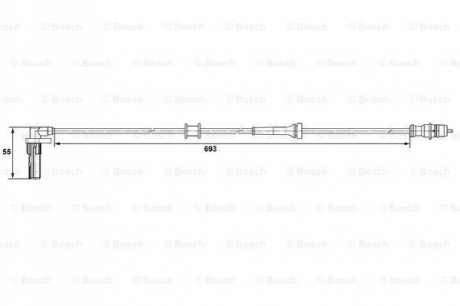 Датчик числа оборотов BOSCH 0265007531 (фото 1)