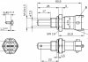 Датчик температуры. охлажд.жидкости BOSCH 0281002704 (фото 6)