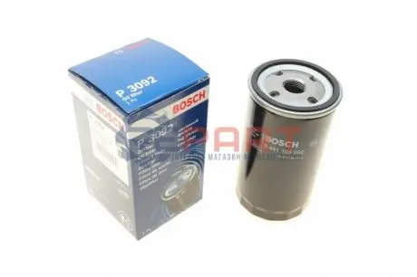 Масляний фільтр FORD ESCORT III, ESCORT III EXPRESS, ESCORT IV, ESCORT IV EXPRESS, FIESTA, FIESTA II, ORION I, ORION II 1.6/1.6D 09.83-07.90 Bosch 0451103092 Купити в Україні