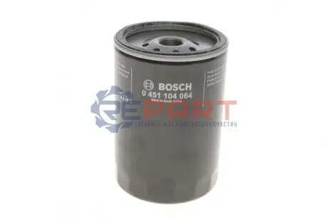 Масляний фільтр CHEVROLET CAMARO, CAPRICE, CORVETTE, K5 BLAZER, SUBURBAN OPEL ADMIRAL A 4.1-6.5D 04.65-01.97 Bosch 0451104064 Купити в Україні