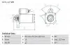 СТАРТЕР 12V OPEL SAAB Bosch (0986022061) изображение 1