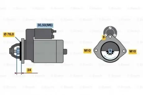 Стартер Bosch 0986022710