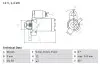 Стартер (12В, 1,4кВт, відновлений) BMW 1 (F20), 1 (F21), 2 (F22, F87), 3 (F30, F80), 3 (F31), 3 GRAN TURISMO (F34), 4 (F32, F82), 4 (F33, F83), 4 GRAN COUPE (F36), 5 (F10) 1.6D/2.0D/3.0D 06.10 Bosch (0986024980) зображення 1