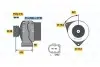 Генератор (14В, 120А, відновлений) MERCEDES C (CL203), C T-MODEL (S203), C (W203) 2.0 10.00-05.02 Bosch (0986042540) зображення 1