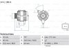 Генератор BOSCH 0 986 080 660 (фото 1)