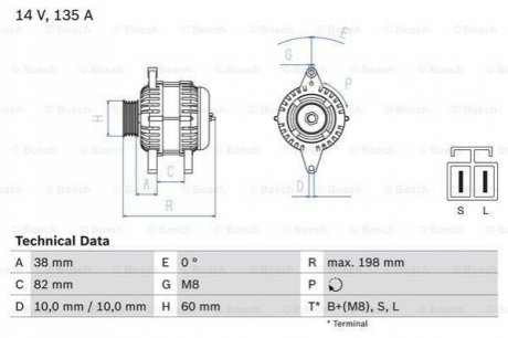 Автозапчасть BOSCH 0986082190 (фото 1)