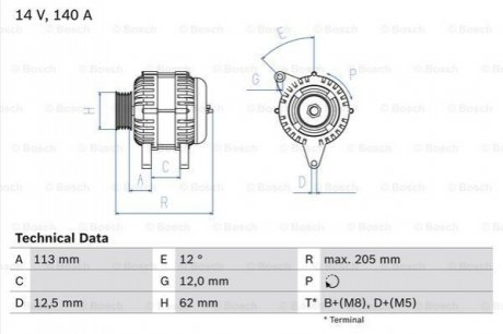 Автозапчастина BOSCH 0986082620 (фото 1)