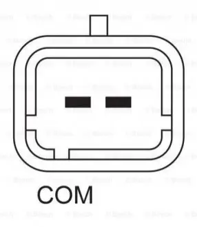 Генератор (14В, 80А, відновлений) CITROEN C2, C2 ENTERPRISE, C3 I, C3 II, C3 PLURIEL PEUGEOT 207 1.1-1.4LPG 02.02 Bosch 0 986 082 740