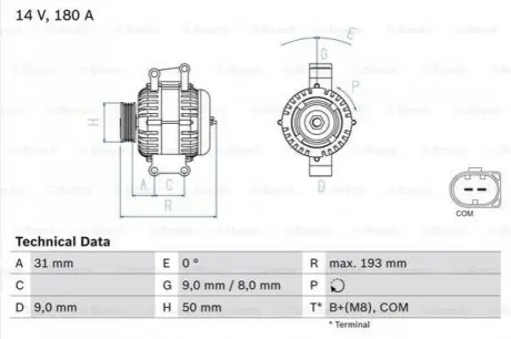 Автозапчасть Bosch 0986083220