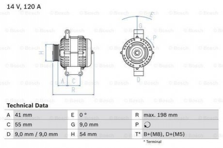 Автозапчастина BOSCH 0986083320