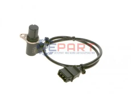 Датчик положення колінчастого вала SEAT ALHAMBRA, CORDOBA, CORDOBA VARIO, IBIZA II, TOLEDO I VW CORRADO, GOLF III, GOLF IV, PASSAT B3/B4, POLO, POLO III CLASSIC, SHARAN 1.6/2.0 02.90-03.10 Bosch 0986280482 Купити в Україні