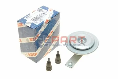 Сигнал PEUGEOT 407 RENAULT CLIO II, CLIO II/HATCHBACK, KANGOO, KANGOO EXPRESS, THALIA I VW GOLF II, GOLF III, POLO III CLASSIC, VENTO 08.83 Bosch 0986320111 Купити в Україні