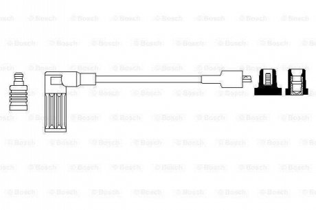 Провід запалювання BOSCH 0986356207