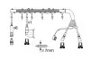 Фото Комплект проводів запалювання BMW 5 (E34) 2.0/2.5 06.87-09.90 Bosch (0986356362) зображення 5