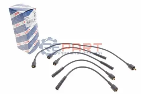 Комплект проводів запалювання RENAULT 11, 18, 18 VARIABLE, 19 I, 19 I CHAMADE, 19 II, 19 II CHAMADE, 9, CLIO I, RAPID, SUPER 5, TRAFIC 1.0-1.6 04.78-09.98 Bosch 0986357117 Купити в Україні