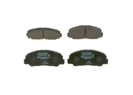 Комплект гальмівних колодок передн, DAIHATSU FEROZA, ROCKY, RUGGER, WILDCAT/ROCKY 1.6/2.0/2.8D 04.84-12.98 Bosch 0 986 424 297 Купити в Україні