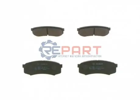 Комплект гальмівних колодок задн, LEXUS GX MITSUBISHI PAJERO IV TOYOTA 4 RUNNER IV, 4 RUNNER V, FJ CRUISER, FORTUNER, LAND CRUISER, LAND CRUISER 100, LAND CRUISER 80 2.4-4.7 11.84 Bosch 0986424313 Купити в Україні