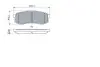 Фото Комплект гальмівних колодок задн, LEXUS GX MITSUBISHI PAJERO IV TOYOTA 4 RUNNER IV, 4 RUNNER V, FJ CRUISER, FORTUNER, LAND CRUISER, LAND CRUISER 100, LAND CRUISER 80 2.4-4.7 11.84 Bosch (0986424313) зображення 5