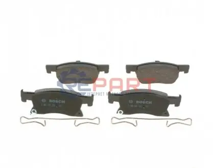 Комплект гальмівних колодок передн, OPEL ASTRA K 1.0-1.6D 06.15-12.21 Bosch 0 986 424 332 Купити в Україні