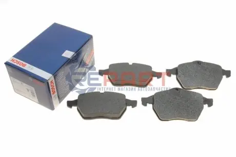 Комплект гальмівних колодок передн, OPEL ASTRA G, CALIBRA A, VECTRA B SAAB 900 II, 9-3, 9-5 1.6-3.0D 08.91-12.09 Bosch 0986424360 Купити в Україні