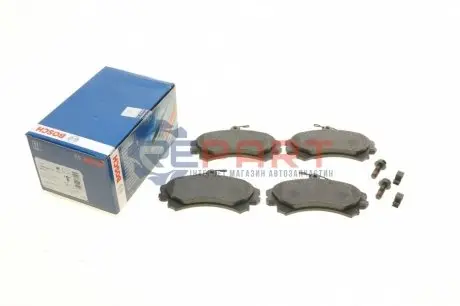 Комплект гальмівних колодок передн, VOLVO S40 I, V40 MITSUBISHI CARISMA, COLT, COLT CZC VI, COLT VI, SPACE STAR SMART FORFOUR 1.1-2.0 05.95-06.12 Bosch 0986424371 Купити в Україні