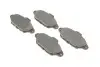 Фото Комплект гальмівних колодок передн, FIAT PANDA, PUNTO, SEICENTO / 600 LANCIA Y 0.9-1.4 09.93 Bosch (0986424379) зображення 2