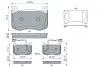 Фото Комплект гальмівних колодок передн, ALFA ROMEO GIULIA 2.0/2.2D 10.15 Bosch (0 986 424 385) зображення 5