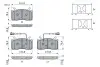Фото Комплект гальмівних колодок передн, ALFA ROMEO GIULIA, STELVIO 2.0/2.2D/2.9 10.15 Bosch (0 986 424 390) зображення 5