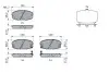 Фото Комплект гальмівних колодок передн, HYUNDAI CRETA, KONA 1.0-2.0 01.16 Bosch (0 986 424 393) зображення 5