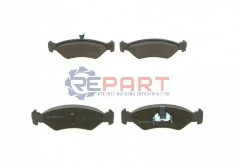 Фото Комплект гальмівних колодок, дискове гальмо BOSCH (0986424416) зображення 1