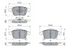 Фото Комплект гальмівних колодок передн, FORD GALAXY III, MONDEO V, S-MAX FORD USA FUSION 1.0-2.7 09.12 Bosch (0986424445) зображення 5