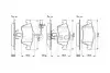Фото Комплект гальмівних колодок передн, VW CALIFORNIA T4 CAMPER, TRANSPORTER T4 1.9D-2.8 07.90-06.03 Bosch (0986424537) зображення 1