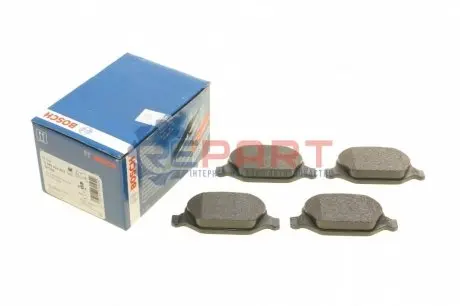 Комплект гальмівних колодок задн, ALFA ROMEO 147, 156, GT FIAT 500, 500 C, LINEA LANCIA LYBRA 1.4-3.2 02.97 Bosch 0986424553 Купити в Україні