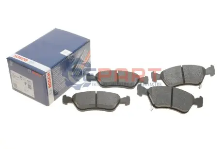 Фото Комплект гальмівних колодок, дискове гальмо BOSCH (0986424560) зображення 1