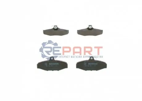 Комплект гальмівних колодок задн, CHEVROLET CAMARO, CORVETTE DAEWOO KORANDO, MUSSO SSANGYONG KORANDO, MUSSO, MUSSO SPORTS, REXTON / REXTON II 2.0-5.7 10.84 Bosch 0986424561 Купити в Україні