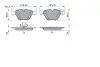 KLOCKI HAM./PRZ/ BMW 5 /E60/ 07- Bosch (0986424608) изображение 5