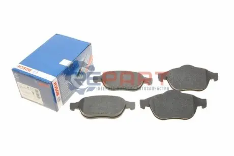 Комплект гальмівних колодок передн, RENAULT ESPACE IV, LAGUNA II, VEL SATIS 1.9D-3.5 03.01-12.15 Bosch 0986424616 Купити в Україні