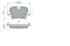Тормозные колодки JAGUAR T. XJ 2,0-3,0 12- Bosch (0986424623) изображение 5