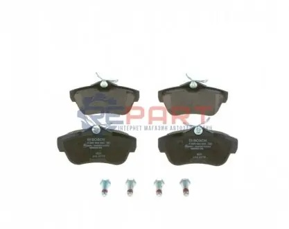 Комплект гальмівних колодок задн, PEUGEOT 405 I, EXPERT, EXPERT TEPEE TOYOTA PROACE 1.4-2.0D 05.88 Bosch 0986424625