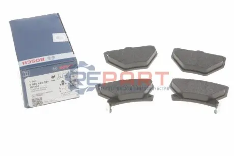 Фото Колодки гальмівні (задні) Toyota Corolla 01-08/Camry 82-86/Yaris/Celica 99-05 (Akebono) BOSCH (0986424630) зображення 1