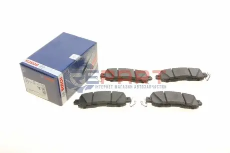 Комплект гальмівних колодок передн, NISSAN ALTIMA, LEAF, TEANA III 2.5/3.5/Electric 11.10 Bosch 0 986 424 638 Купити в Україні