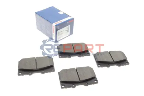 Комплект гальмівних колодок передн, LEXUS LX TOYOTA LAND CRUISER, LAND CRUISER 100, SEQUOIA 4.2D/4.7 01.90 Bosch 0986424640 Купити в Україні