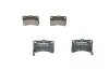 Комплект гальмівних колодок передн, DAIHATSU CUORE V 1.0 11.98-02.03 Bosch (0986424643) зображення 1