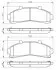 Фото Комплект гальмівних колодок передн, FORD USA BRONCO II, EXPLORER, F-250, F-250 SUPER DUTY, F-350 2.9-7.5 09.85 Bosch (0986424656) зображення 1