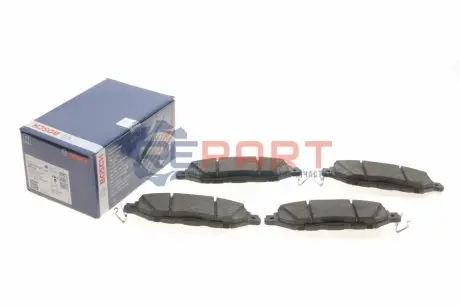 Комплект гальмівних колодок передн, INFINITI JX, QX60 NISSAN MURANO III, PATHFINDER IV 2.5H/3.5 08.11 Bosch 0 986 424 682 Купити в Україні