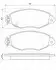 Фото Колодки гальмівні (передні) Ford Transit 00-06 Bosch (0986424691) зображення 1